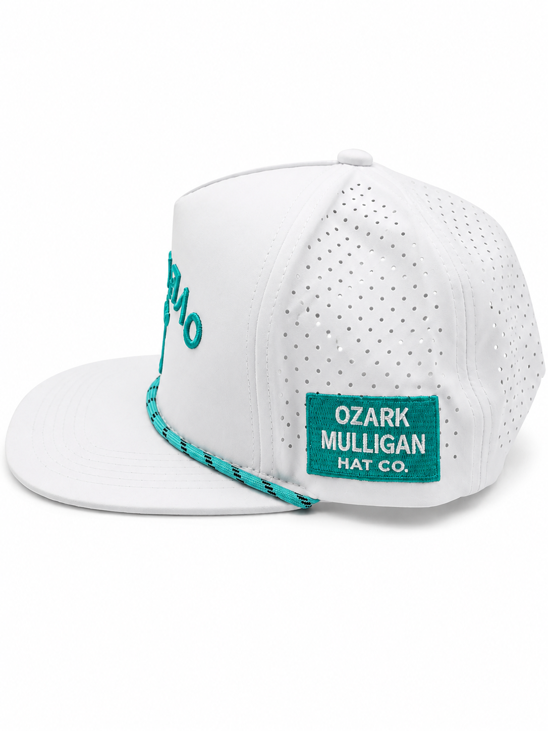 Over Par – White & Teal