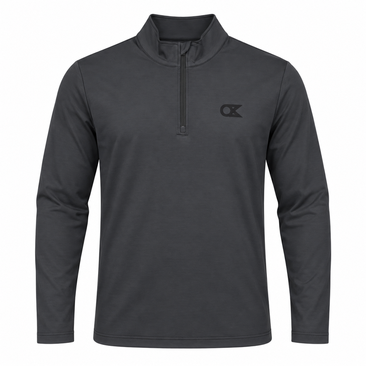 OZM Charcoal Classic Performance 1/4 Zip