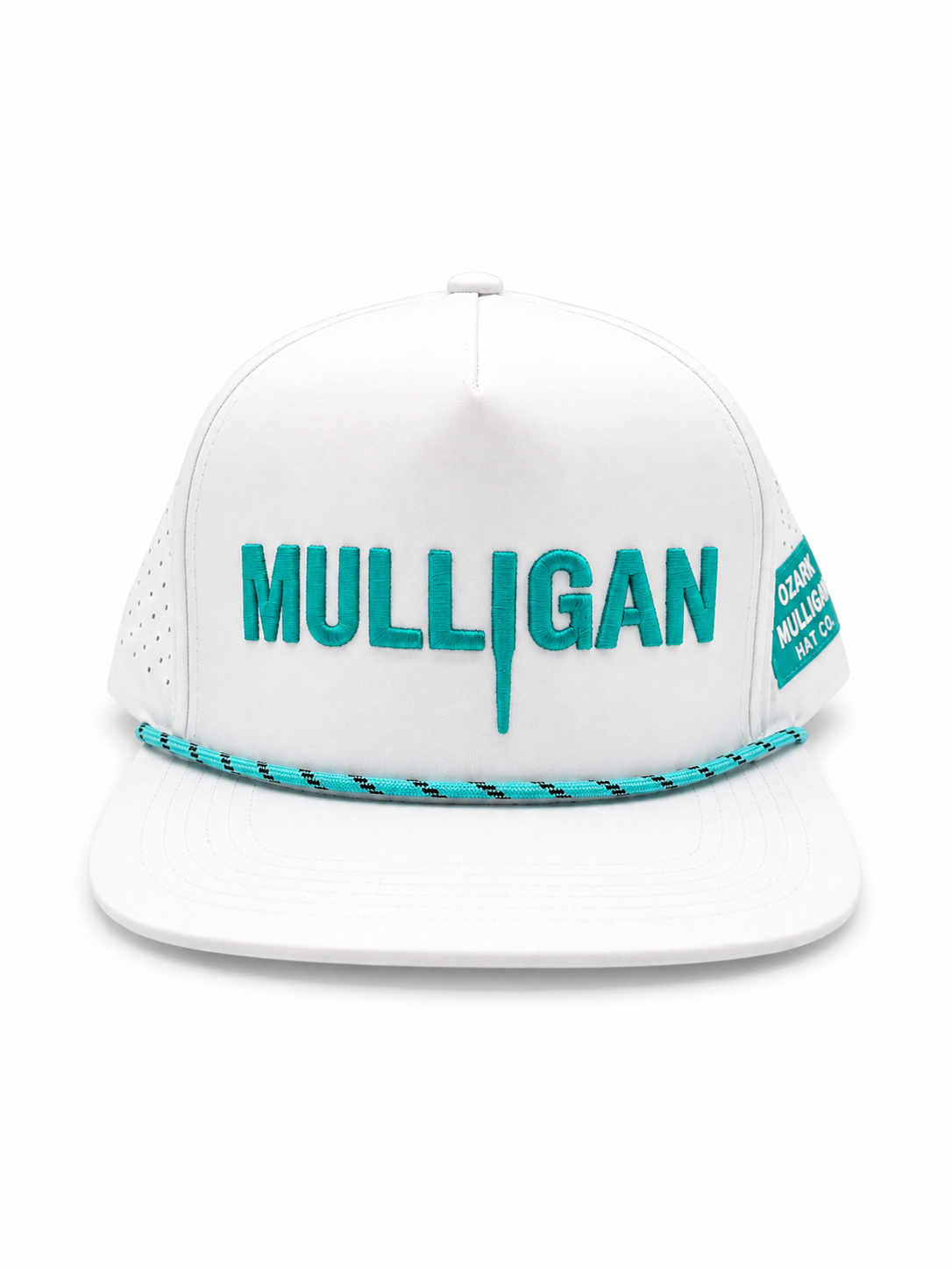 The Mulligan – White & Teal