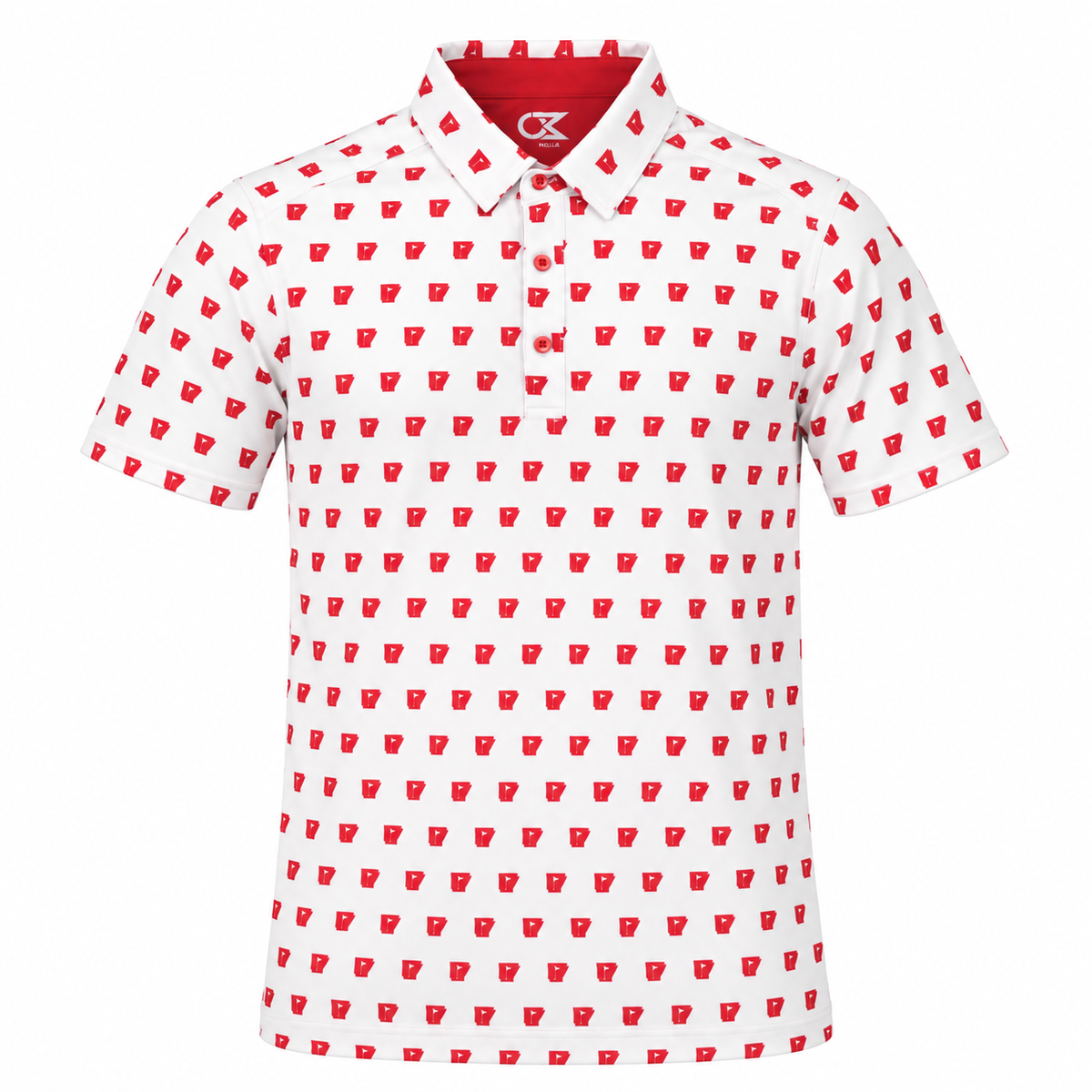 Home Course Series - Arkansas - White & Red