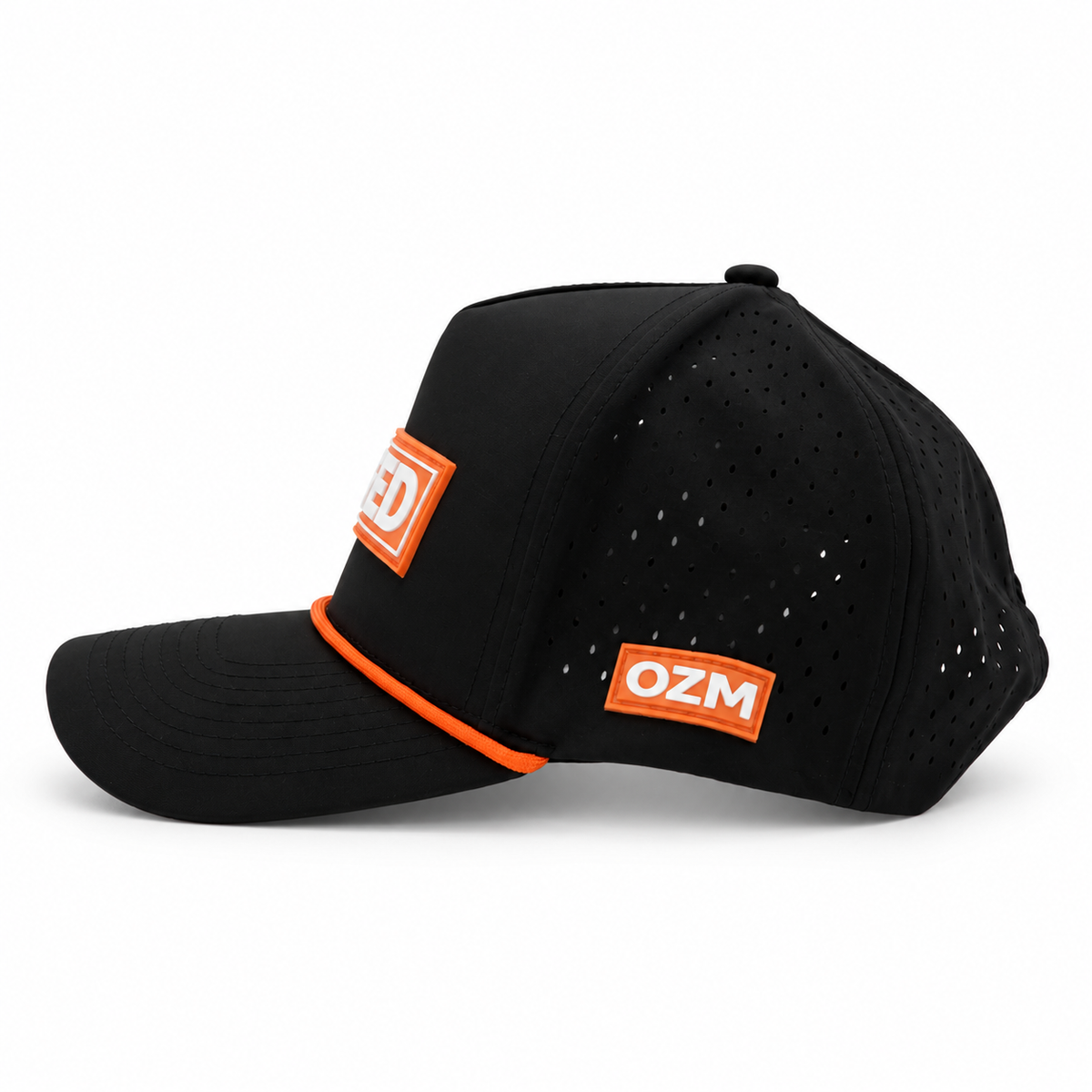 Duffed Collection - Tour Patch – Black & Tangerine