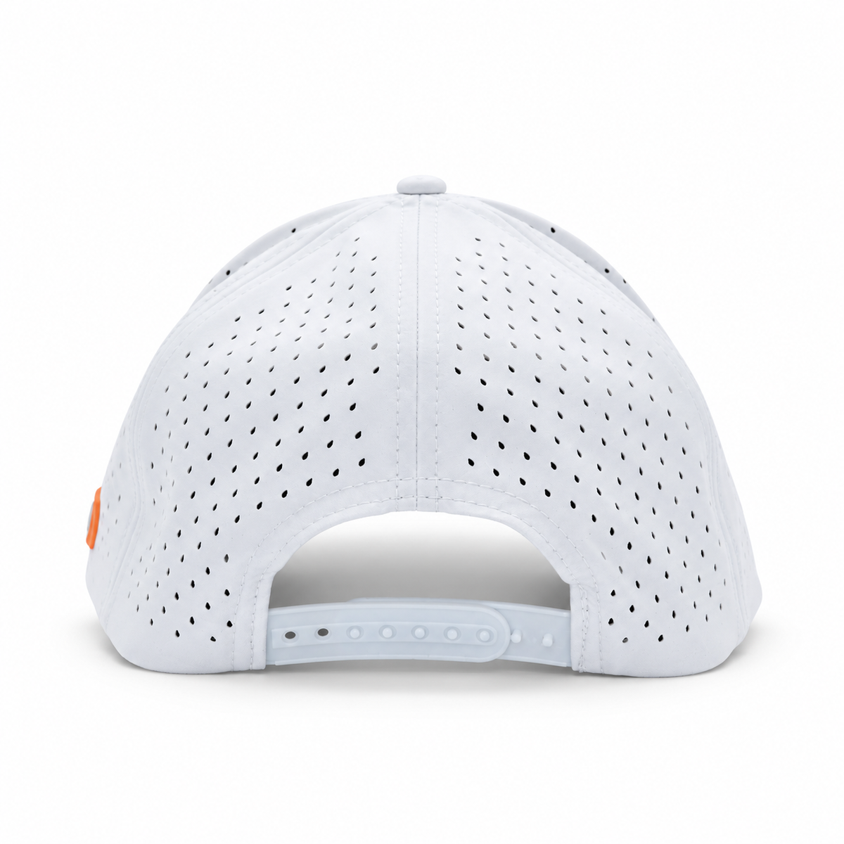 Over Par - Tour Patch – White & Tangerine