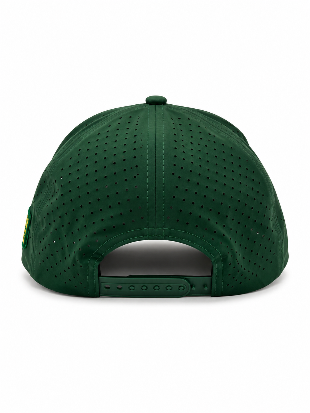 Back view of the Bogey Collection adjustable snapback golf hat