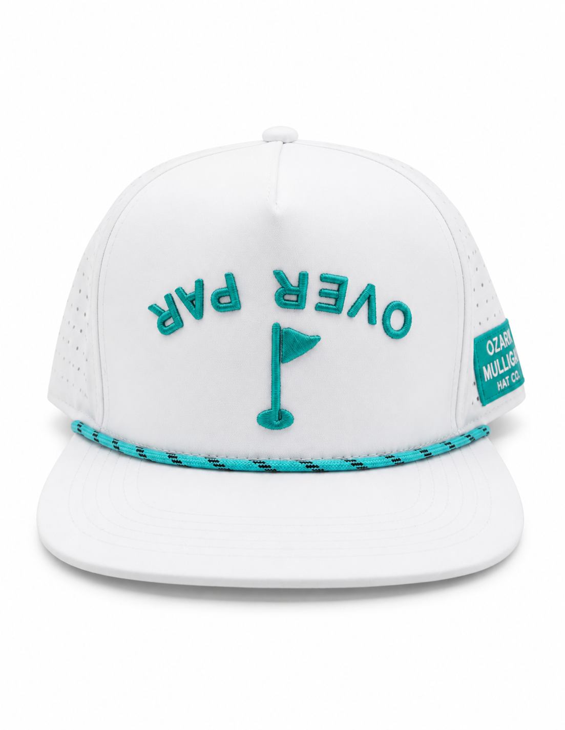 Over Par – White & Teal