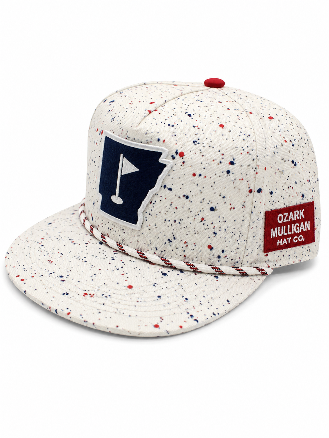 State Series - Arkansas - Patriot Paint Splatter