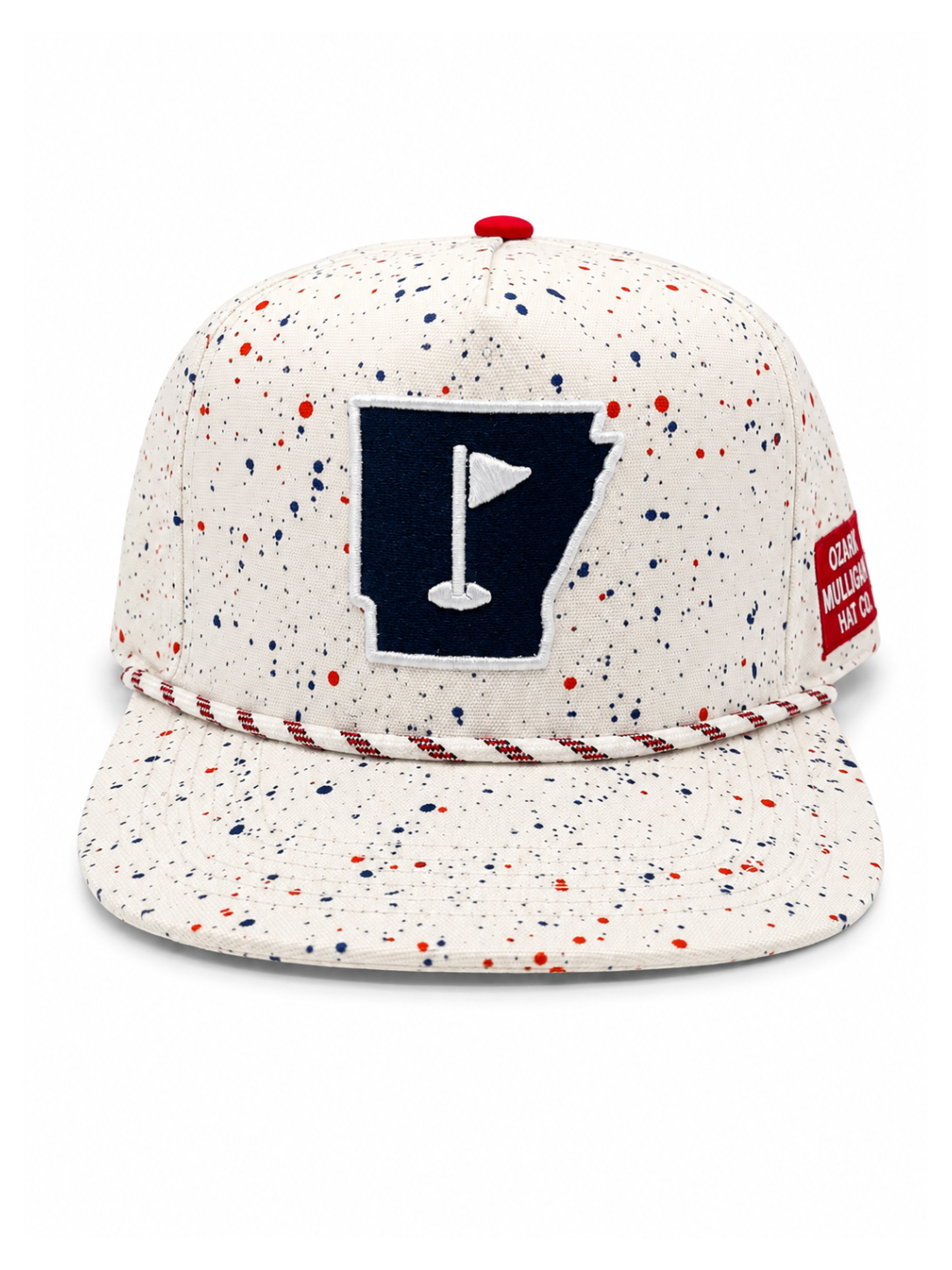 State Series - Arkansas - Patriot Paint Splatter
