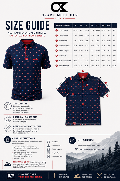 'Merica Classic Performance Polo