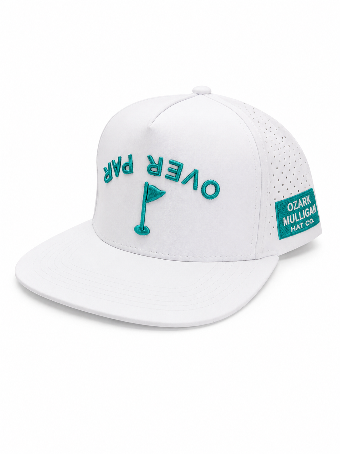 Over Par – White & Teal