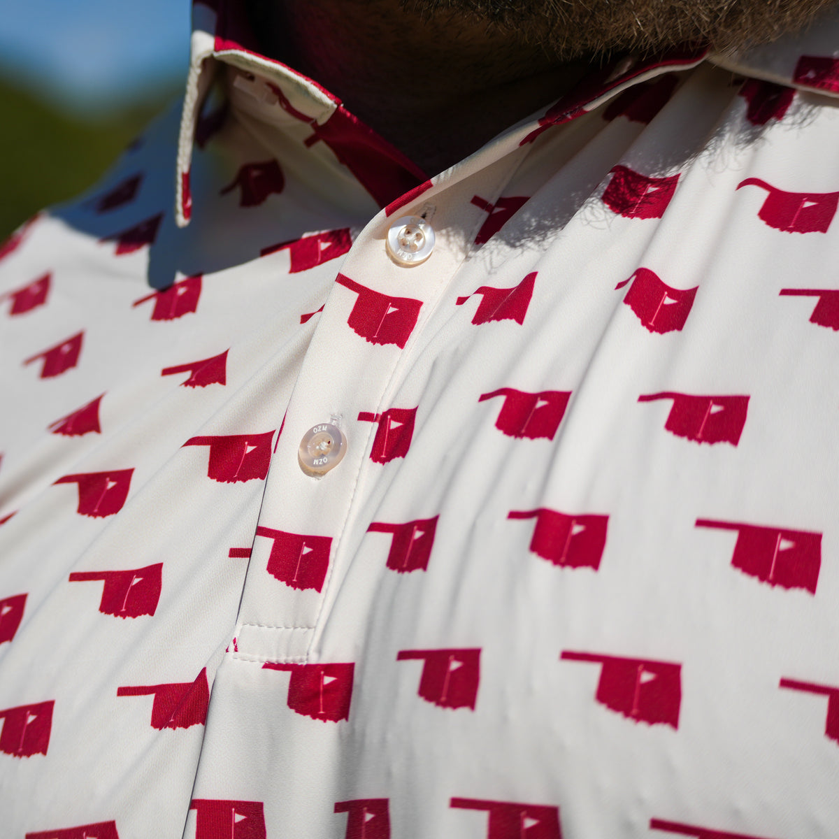 Home Course Series- Oklahoma- Cream & Red