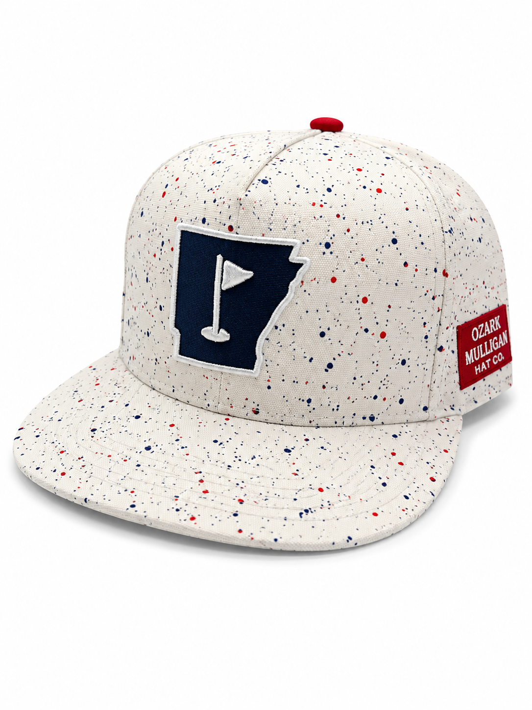 State Series - Arkansas - Patriot Paint Splatter