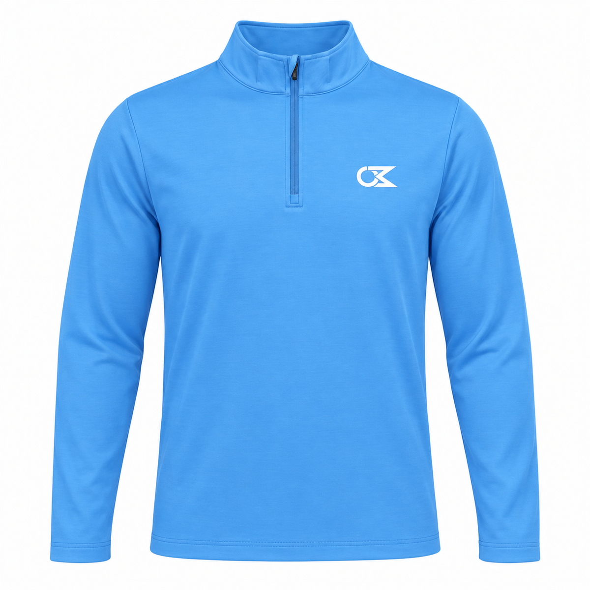 OZM Powder Blue Classic Performance 1/4 Zip