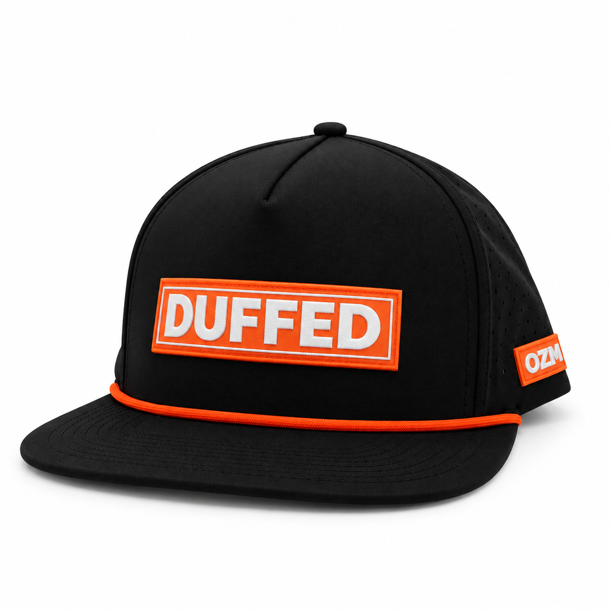 Duffed Collection - Tour Patch – Black & Tangerine