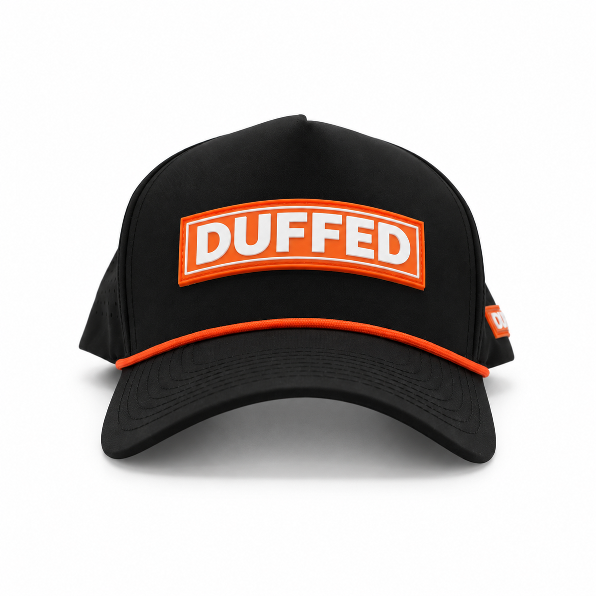 Duffed Collection - Tour Patch – Black & Tangerine