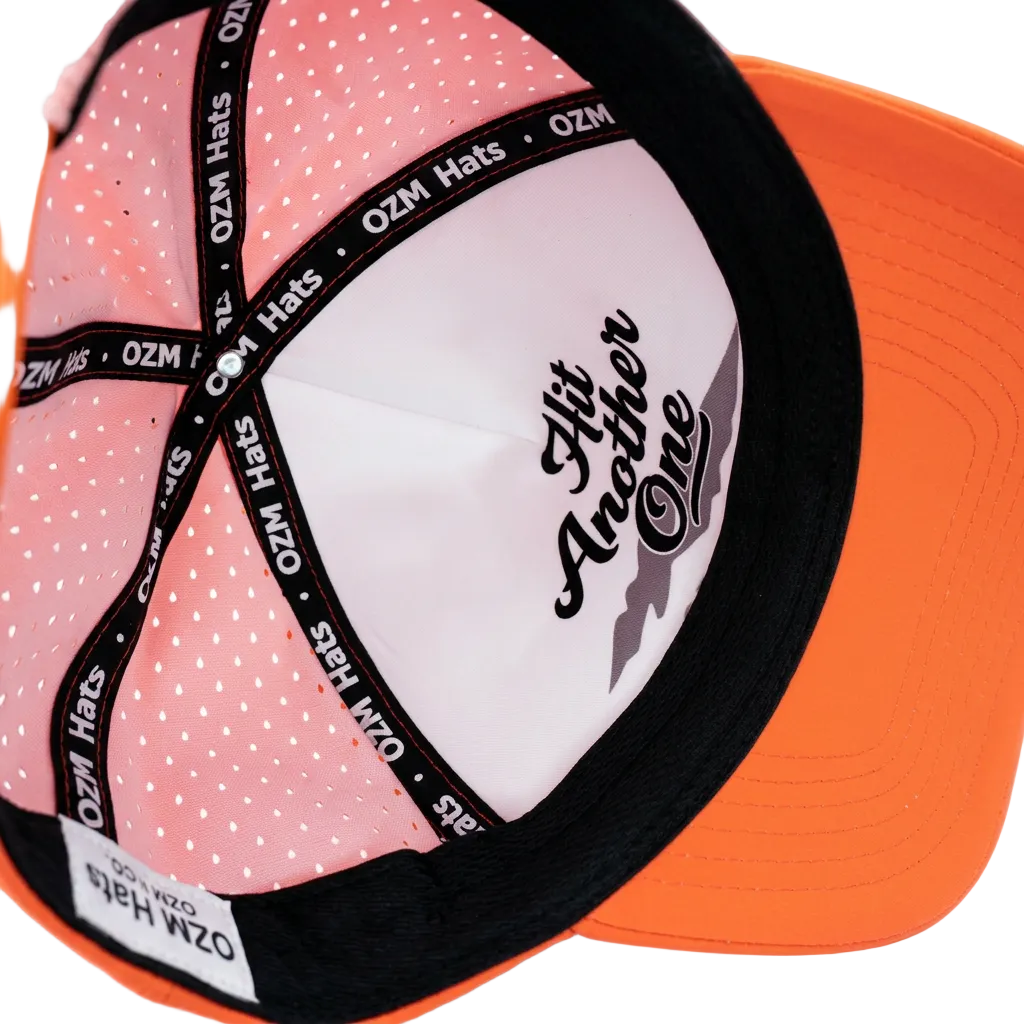 The Mulligan - Tour Patch –   Tangerine & White