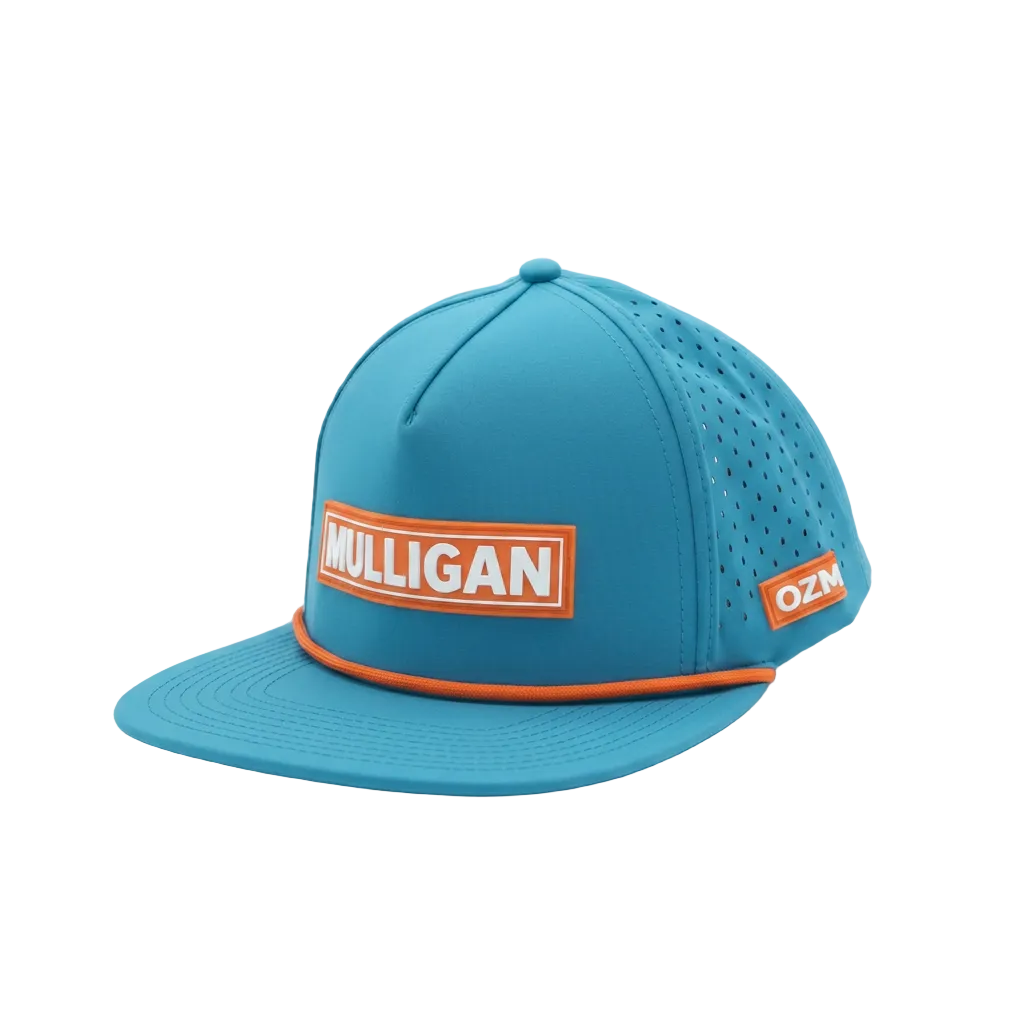 The Mulligan - Tour Patch – Teal & Tangerine