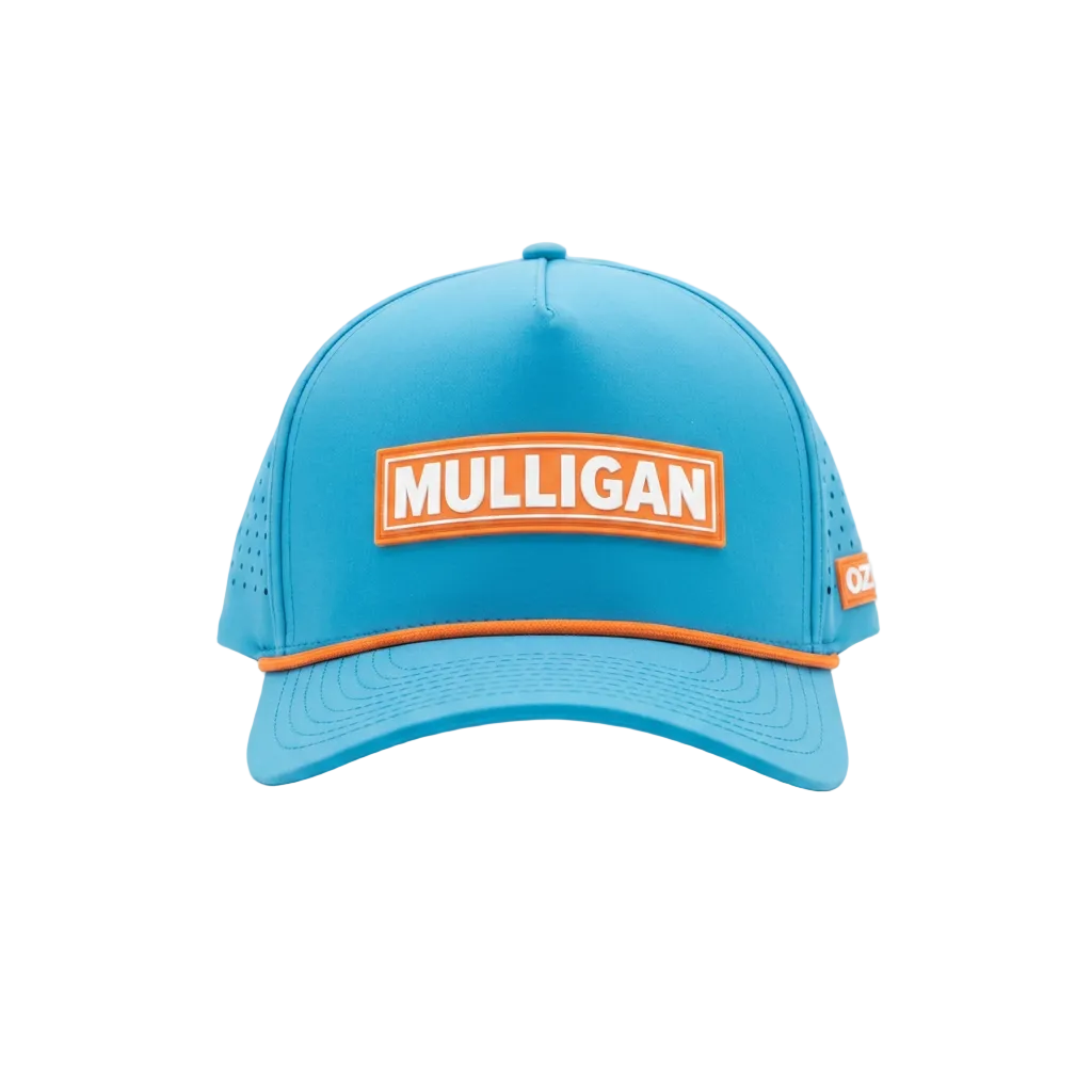 The Mulligan - Tour Patch – Teal & Tangerine