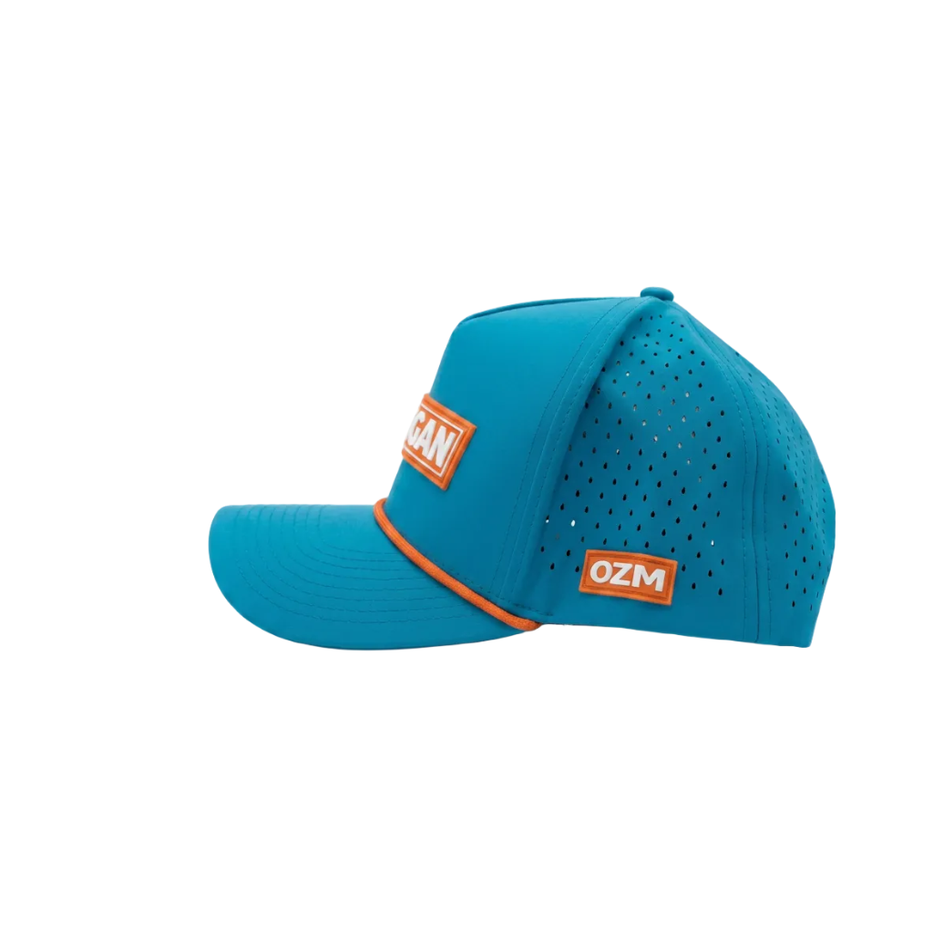 The Mulligan - Tour Patch – Teal & Tangerine