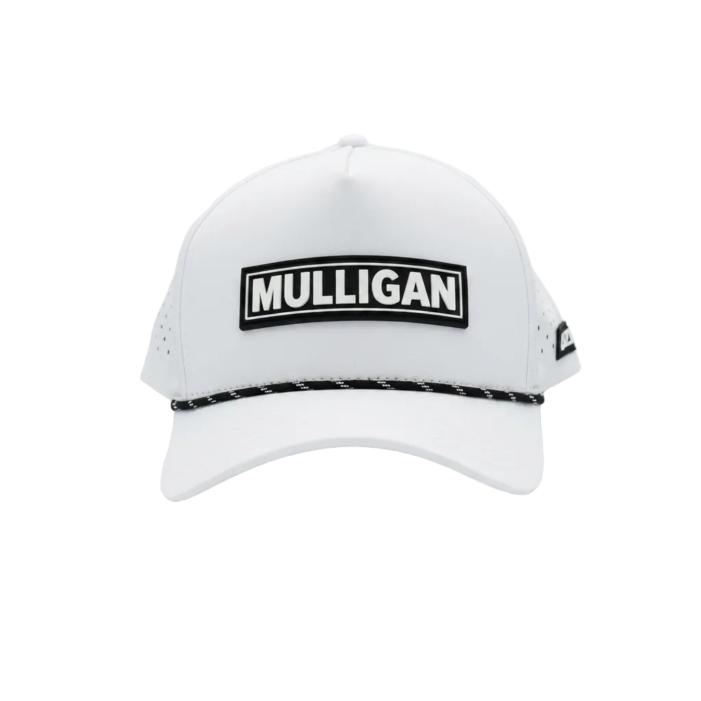 The Mulligan - Tour Patch – White & Black