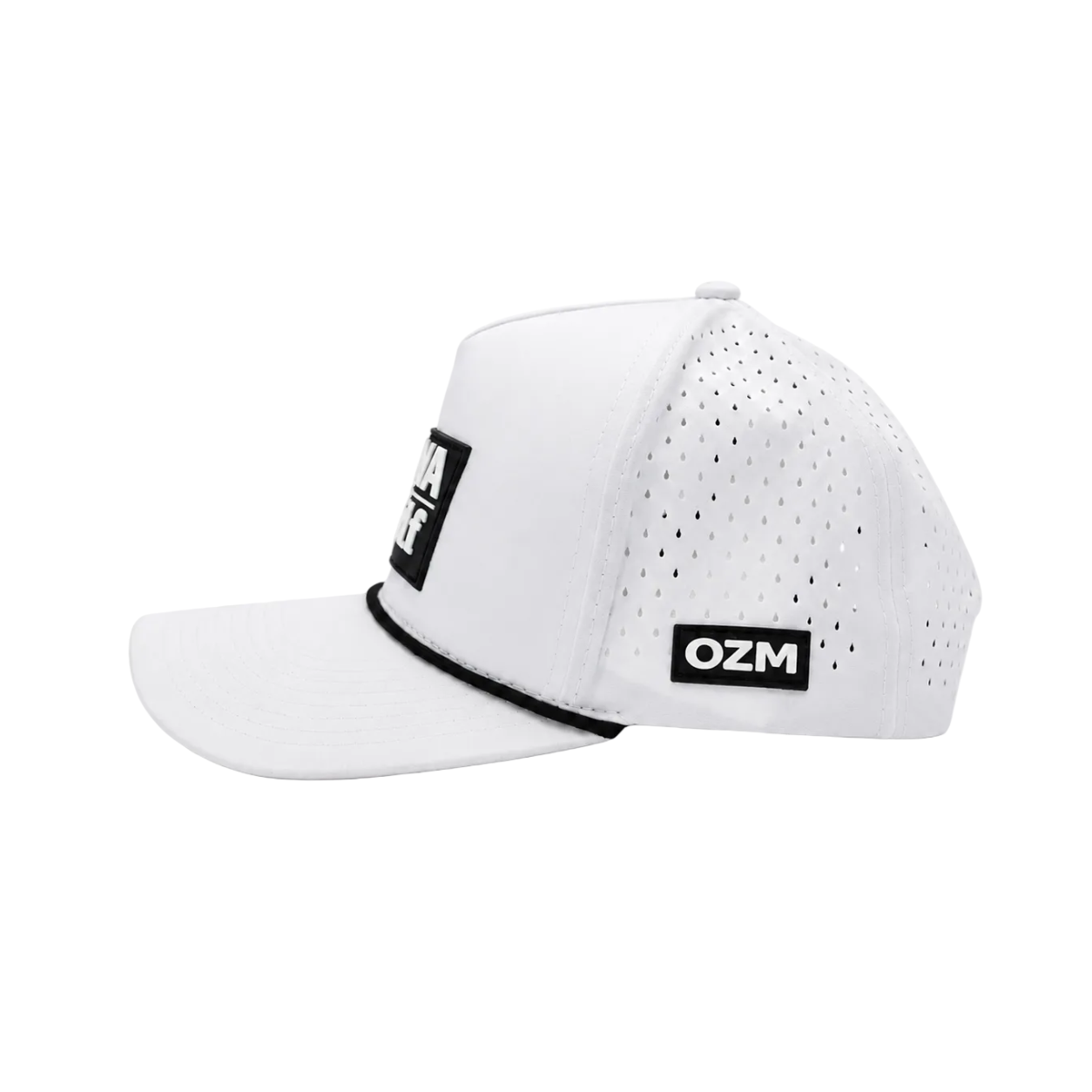 NWA Golf – Tour Patch Hat – White & Black