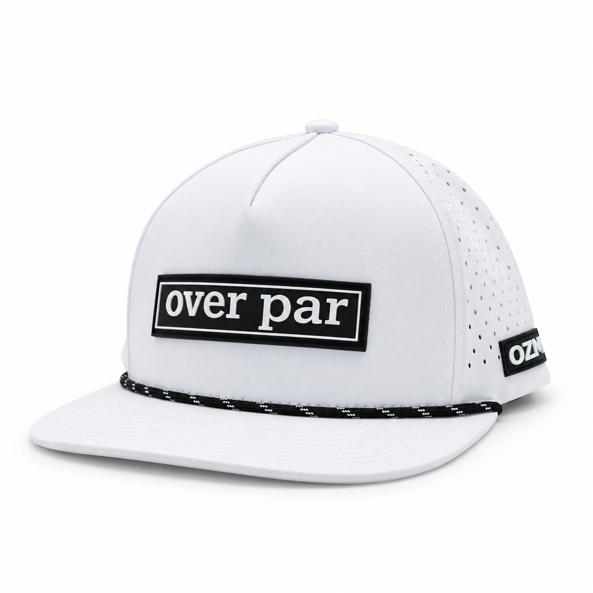 Over Par - Tour Patch – White & Black