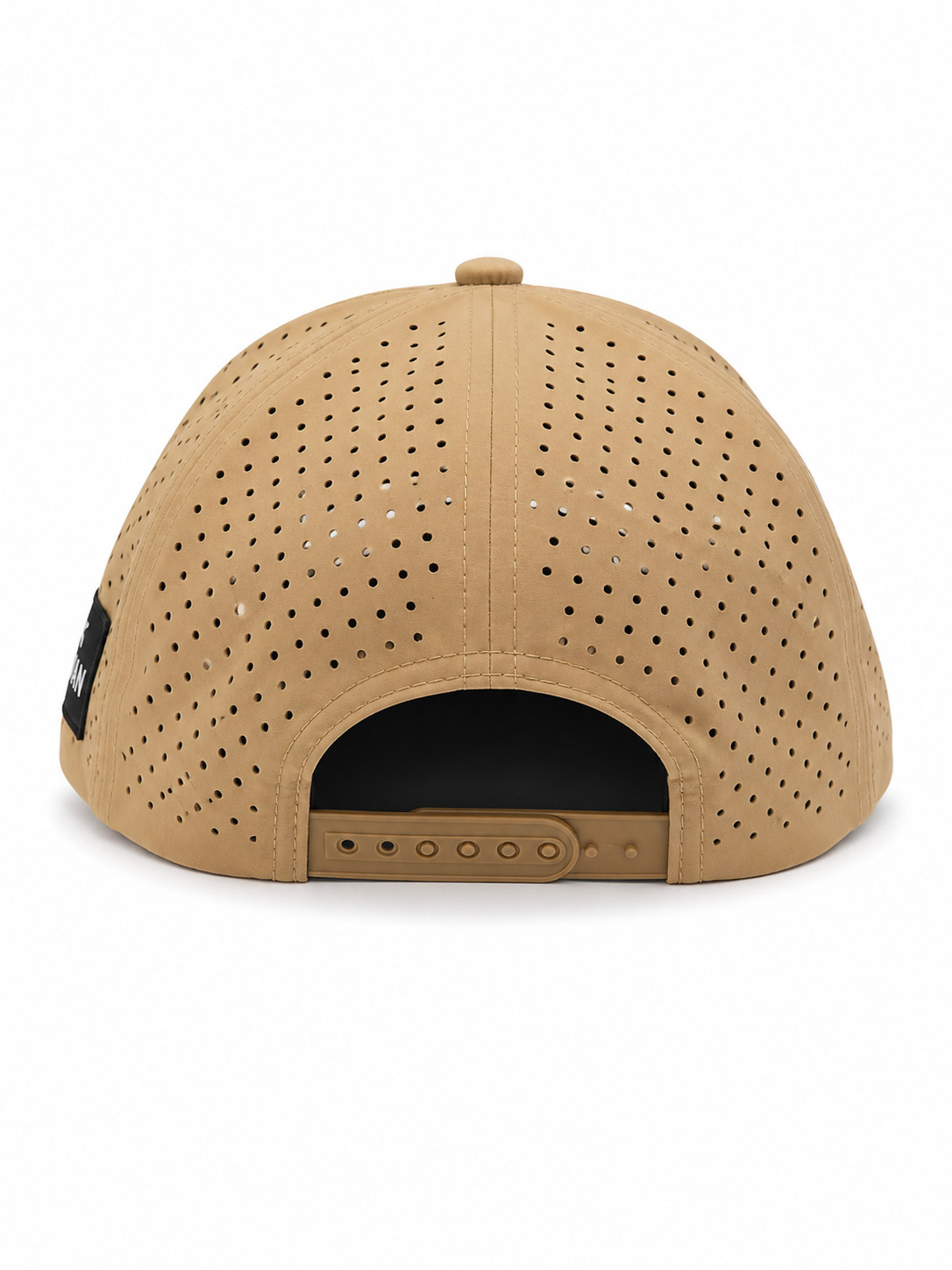 Back view of the Bogey Collection adjustable snapback golf hat.