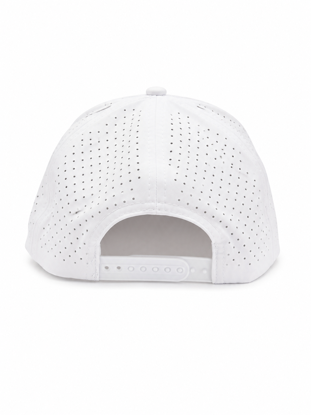 Back view of the Bogey Collection adjustable snapback golf hat.
