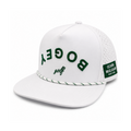 Front side view of the Bogey Collection golf hat by Ozark Mulligan Golf.